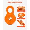 VEVOR Snatch Block Pulley (33,000LBS WLL), Pulley System for Synthetic Rope Or Steel Cable, Change The Direction, Create Mechanical Advantage, Ideal for Truck, Tractor, ATV & UTV, 1 Pack, Orange(Orange)