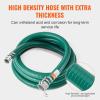 VEVOR Suction Hose, 2 in x 20 ft, Green High Quality Hose, with Camlock Connectors, and Aluminum Fittings, Fit Various Pumps, for Sewage Treatment, Water Transportation and More Agricultural Purposes(2″ x 20′ suction hose)