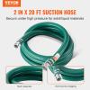 VEVOR Suction Hose, 2 in x 20 ft, Green High Quality Hose, with Camlock Connectors, and Aluminum Fittings, Fit Various Pumps, for Sewage Treatment, Water Transportation and More Agricultural Purposes(2″ x 20′ suction hose)