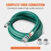 VEVOR Suction Hose, 2 in x 20 ft, Green High Quality Hose, with Camlock Connectors, and Aluminum Fittings, Fit Various Pumps, for Sewage Treatment, Water Transportation and More Agricultural Purposes(2″ x 20′ suction hose)