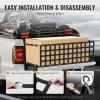 VEVOR Tailgate Net for Truck Bed, 54 in x 18 in, Cargo Net Durable with 4 Adjustable Buckle Straps, Cross-Reinforced Design, Extendable & Durable, Suitable for Truck, Trailer, Pickup, Boat, Jeep, SUV(60 in x 18 in)