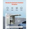 VEVOR Temporary Power Outlet Panel, Weatherproof RV Electrical Breaker Box with 20/30/50 Amp Receptacle Installed, Prewired Circuit NEMA 14-50R/NEMA TT-30R / 20A GFCI for RV Camper Trailer Motorhome(50+30+20 Amp)