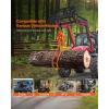VEVOR Timber Claw Hook, 28 inch 4 Claw Log Grapple Logging Tongs, Swivel Steel Log Lifting Tongs 31″ Max Opening, Eagle Claws with 2205LBS/1000kg Loading Capacity for Tractors, ATVs, Trucks, Forklifts(28in-Swivel)