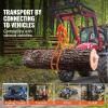 VEVOR Timber Claw Hook, 28 inch 4 Claw Log Grapple Logging Tongs, Swivel Steel Log Lifting Tongs 31″ Max Opening, Eagle Claws with 2205LBS/1000kg Loading Capacity for Tractors, ATVs, Trucks, Forklifts(36in-Swivel)