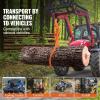 VEVOR Timber Claw Hook, 28 inch 4 Claw Log Grapple Logging Tongs, Swivel Steel Log Lifting Tongs 31″ Max Opening, Eagle Claws with 2205LBS/1000kg Loading Capacity for Tractors, ATVs, Trucks, Forklifts(18in-Swivel)