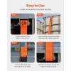 VEVOR Truck Straps, 4″ x30′ Heavy Duty Tie Down w/Flat Hooks 18,000lbs Break Strength, WLL# 6000lbs, Cargo Straps tie Down for Flatbeds, Trucks, Trailers, Farms, Rescues, Tree Saver, Yellow(10 Pack)(Orange)