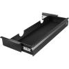 VEVOR Under Desk Drawer Slide Out, 16 inch Attachable Desk Drawer for Sit Stand Workstation, Hidden Under Counter Drawers for office Home, Black(26inch)