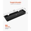 VEVOR Under Desk Drawer Slide Out, 33inch Under Desk Mounted Pull-out Drawer Attachment, Hidden Under Counter Drawers for office Home Sit Stand Workstation, Black(33inch)