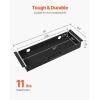 VEVOR Under Desk Drawer Slide Out, 33inch Under Desk Mounted Pull-out Drawer Attachment, Hidden Under Counter Drawers for office Home Sit Stand Workstation, Black(22inch)