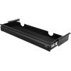 VEVOR Under Desk Drawer Slide Out, 33inch Under Desk Mounted Pull-out Drawer Attachment, Hidden Under Counter Drawers for office Home Sit Stand Workstation, Black(33inch)