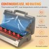 VEVOR Vacuum Sealer Machine, 95Kpa 350W Powerful Dual Pump and Dual Sealing, Dry and Moist Food Storage, Automatic and Manual Air Sealing System with Built-in Cutter, with Seal Bag and External Hose(Vacuum Sealer 90Kpa)