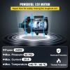 VEVOR Water Diaphragm Pump, 12V DC, 5.5 GPM Flow, 70 PSI Rated Pressure (40-100 PSI Adjustable), 1/2″ MNPT Self Priming Sprayer Pump with Pressure Switch for RV Camper Marine Boat Lawn, FCC Certified(12V  7GPM  60PSI)