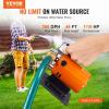VEVOR Water Transfer Pump 12V, Battery Powered Utility Pump 360 GPH, 1/10HP Portable Electric Water Pump with Switch, 6 ft Suction Hose Kit, For Water Removal, Nonsubmersible(115V　AC)