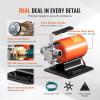 VEVOR Water Transfer Pump 12V, Battery Powered Utility Pump 360 GPH, 1/10HP Portable Electric Water Pump with Switch, 6 ft Suction Hose Kit, For Water Removal, Nonsubmersible(12V DC + Switch)