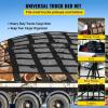 VEVOR Waterproof Cargo Net, 96 in x 81 in, Heavy Duty Truck Cargo Net-(WLL) 700lbs, 4 Adjustable Straps with Carabiners & S-Hooks, Truck Bed Cover for Trailer, Pickup, Boat, Jeep, SUV 6.75′ x 8′(PP)