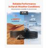 VEVOR Welder Extension Cord 30 Amp 50 Feet, NEMA 6-50 Plug 10/3 AWG 3 Prong 250V 7500W Heavy Duty Welding Cable for MIG, Lincoln, Plasma, Miller, TIG(6 AWG)