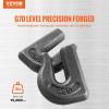 VEVOR Weld-on Grab Chain Hooks 3/8″ Heavy Duty Tow Hook G70 Forged Steel 6 Packs Tractor Hook Weldable Compatible for Tractor Bucket, Crane, Chain Hoist, Forklift, Maximum Break Strength 15,000 lbs(6PCS Welded)