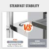 VEVOR&nbsp;Stainless Steel Cart,&nbsp;3 Layers&nbsp;Lab Utility Cart&nbsp;400 lbs Weight Capacity,&nbsp;Medical Cart&nbsp;with Lockable Universal Wheels, for Lab, Clinic, Kitchen, Salon