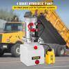 Vevor Hydraulic Pump 15 Quart Hydraulic Motor Hydraulic Lift Single Phase Car Lift 3450 RPM Dump Trailer 208-230 Volt Portable Car Lift 2 Horsepower Auto Lift Vehicle Lift Portable Power Press(4 Quart (Plastic))