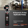 Vevor Hydraulic Pump 15 Quart Hydraulic Motor Hydraulic Lift Single Phase Car Lift 3450 RPM Dump Trailer 208-230 Volt Portable Car Lift 2 Horsepower Auto Lift Vehicle Lift Portable Power Press(16 Quart)