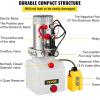Vevor Hydraulic Pump 15 Quart Hydraulic Motor Hydraulic Lift Single Phase Car Lift 3450 RPM Dump Trailer 208-230 Volt Portable Car Lift 2 Horsepower Auto Lift Vehicle Lift Portable Power Press(4 Quart (Plastic))