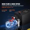 Vevor Hydraulic Pump 15 Quart Hydraulic Motor Hydraulic Lift Single Phase Car Lift 3450 RPM Dump Trailer 208-230 Volt Portable Car Lift 2 Horsepower Auto Lift Vehicle Lift Portable Power Press(8 Quart)