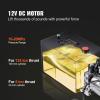 Vevor Hydraulic Pump 15 Quart Hydraulic Motor Hydraulic Lift Single Phase Car Lift 3450 RPM Dump Trailer 208-230 Volt Portable Car Lift 2 Horsepower Auto Lift Vehicle Lift Portable Power Press(4 Quart Single Acting)