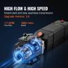 Vevor Hydraulic Pump 15 Quart Hydraulic Motor Hydraulic Lift Single Phase Car Lift 3450 RPM Dump Trailer 208-230 Volt Portable Car Lift 2 Horsepower Auto Lift Vehicle Lift Portable Power Press(14 Quart)