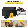 Vevor Hydraulic Pump 4 Quart Double Acting for Dump Trailer Car Lifting(10 Quart)