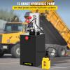 Vevor Hydraulic Pump 4 Quart Double Acting for Dump Trailer Car Lifting(15 Quart)