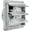 VEVOR 12” Shutter Exhaust Fan, High-speed 1000 CFM, Aluminum Wall Mount Attic Fan with AC-motor, Ventilation and Cooling for Greenhouses, Garages, Sheds, Shops, FCC(10 Inch)