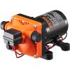 VEVOR 12V Diaphragm Pump, 1.8 GPM (6.81 L/min), 3-Chamber 12 Volt DC Water Pump with Automatic Pressure Switch 40-100 PSI Adjustable, 60 PSI, 1/2” MNPT Port, for RV Yacht Food Truck Camper Marine(12V  3.0GPM  55PSI(Adjustable))