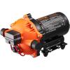 VEVOR 12V Diaphragm Pump, 1.8 GPM (6.81 L/min), 3-Chamber 12 Volt DC Water Pump with Automatic Pressure Switch 40-100 PSI Adjustable, 60 PSI, 1/2” MNPT Port, for RV Yacht Food Truck Camper Marine(12V  5.0GPM  70PSI(Adjustable))