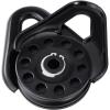 VEVOR 14.5 Ton Snatch Block for Winch Recovery, Heavy Duty 32,000 lbs Break Strength, Work with 3/8 inch Rope, Compact Offroad Recovery Accessory for Towing & Recovery on Truck, Tractor, ATV & UTV(Black)