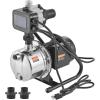 VEVOR 1HP Shallow Well Pump Portable, 1380 GPH Garden Jet Pump with Automatic Controller, 145 ft Head Stainless Steel Sprinkler Booster Pumps, for Garden Lawn Irrigation System, Water Transfer(1 HP with Automatic Controller)