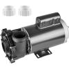 VEVOR 2 Speed SPA Pump, 48-Frame, AC 110-120V Hot Tub SPA Pump, 1.5 HP / 150 GPM / 42.65 ft High Speed or 0.46 HP / 70 GPM / 9.18 ft Low Speed, 2” Port 90° Rotational Interface for Hot Tub(3 HP)