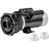 VEVOR 2 Speed SPA Pump, 48-Frame, AC 110-120V Hot Tub SPA Pump, 1.5 HP / 150 GPM / 42.65 ft High Speed or 0.46 HP / 70 GPM / 9.18 ft Low Speed, 2” Port 90° Rotational Interface for Hot Tub(48-Frame 3HP)