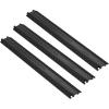 VEVOR 3 PCs Drop Over Cable Cover Ramp, 2,000 lbs/axle Load Capacity, Heavy Duty Cable Hose Protector Ramp, Floor Cord Cover for High Walking Traffic Areas Indoor Outdoor Home Office Warehouse School(Small-3PACK)