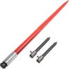 VEVOR 49″ Hay Spear, Bale Spears 1600lbs Loading Capacity, Skid Steer Loader Tractor Attachment with 2pcs 17.5″ Stabilizer Spears, Quick Attach Spike Forks(Hay Spear)