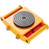 VEVOR 4PCS Machinery Skates Dollies, 17,637 lb Heavy Duty Equipment Moving Skates with 4 PU Wheels, 360° Rotation Non-Slip Cap, Low-Profile Industrial Mover Rollers for Factory, Warehouse, Workshop(1Pack)