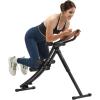 VEVOR AB Workout Machine, Ab Workout Equipment at Home Gym, Core & Abdominal Trainers for Women, 440 lbs Weight Capacity Strength Training Ab Cruncher, Foldable Adjustable Fitness Exerciser(Height Adjustable)