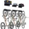 VEVOR Bike Storage Rack, 6 Bike Racks and 3 Helmets Hooks, Wall Mount Bike Storage Hanger, Home & Garage Organizer, Customizable for Various Bike Sizes, Adjustable Holder, Holds Up to 300 lbs, 48-inch(Bike Storage Rack with Shelves)
