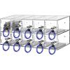 VEVOR Cell Phone Storage Locker, 20 Slots Acrylic Material with Door Locks and Keys, Wall-Mounted Cabinet Pocket Office Classroom Gym Box, Clear(10-Slot)