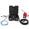 VEVOR Fuel Transfer Pump, 12V DC 10 GPM 1/4 HP, Portable Electric Diesel Transfer Pump with Automatic Shut-Off Fuel Nozzle, High Flow, Long Inlet & Outlet Hose for Diesel, Kerosene, Transformer Fuel(12V 10GPM with Carry Case)