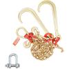 VEVOR G80 V Bridle Chain, 5/16″ x 3′ Towing Chain Bridle with R Hooks, T Hooks, J Hooks and Grab Hooks, Transport Tow Chain Bridle with 10800 lbs Safe Working Load for Flatbed Truck Wrecker Recovery(3/8Inch x 2FT)