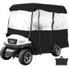 VEVOR Golf Cart Enclosure, Polyester Driving Enclosure, Club Car Covers Universal Fits for Most Brand Carts, Sunproof and Dustproof Outdoor Cart Cover(300D 86.6×43.3×62.2″)