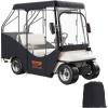 VEVOR Golf Cart Enclosure, Polyester Driving Enclosure, Club Car Covers Universal Fits for Most Brand Carts, Sunproof and Dustproof Outdoor Cart Cover(420D 97x43x55″)