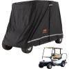 VEVOR Golf Cart Enclosure, Polyester Driving Enclosure, Club Car Covers Universal Fits for Most Brand Carts, Sunproof and Dustproof Outdoor Cart Cover(600DFull cover 112x48x66″)