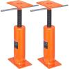 VEVOR House Floor Jack, 54″-150″ Height Range, 11200 lbs Max Load Capacity, Adjustable Support Beam Basement Jack Post Pole for Leveling, Lift Support Steel Telescoping Jack for Temporary Support(12″-16″-2PCS)