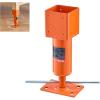 VEVOR House Floor Jacks, 4 PCS Post Floor Joist Jacks for Leveling, 11.6″-16″ Height Range, Total Support up to 10000 LBS, Galvanized Telescoping Screw Jacks for Temporary Support(Screw Jack Post)